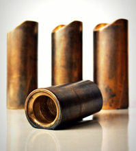 Charger l'image dans la galerie, The Rock Slide Aged Brass Guitar Slide - Small