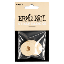 Charger l'image dans la galerie, Ernie Ball Strap Blocks - Lot de 4 - Noir/Rouge