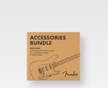 Charger l'image dans la galerie, FENDER ACCESSORY ESSENTIALS PACK - CABLE, CLIP-ON TUNER, STRAP 0992018005