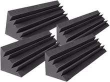 Charger l'image dans la galerie, 4 pack acoustic studio bass traps for corner sound absorption and noise insulation