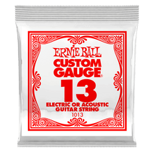 Load image into Gallery viewer, ERNIE BALL .013 PLAIN STEEL ELECTRIC OR ACOUSTIC GUITAR STRINGS-(6752750272706)