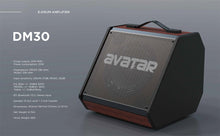 Charger l'image dans la galerie, AVATAR DM30  DRUM AMP MONITOR WITH BLUETOOTH 30 WATTS RMS - PRE OWNED
