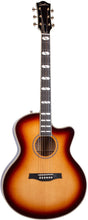 Charger l'image dans la galerie, Godin 053377 Connaisseur MJ Sunset Burst Maho Acoustic Guitar with Case- MADE IN CANADA
