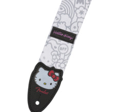 Charger l'image dans la galerie, Fender X Hello Kitty Official White Poly Guitar Strap, 2" Width

