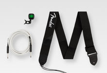 Charger l'image dans la galerie, FENDER ACCESSORY ESSENTIALS PACK - CABLE, CLIP-ON TUNER, STRAP 0992018005
