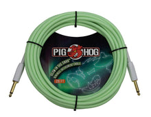 Charger l'image dans la galerie, Pig Hog 20FT Right Angle Instrument Cable with durable woven jacket and gold plated connectors

