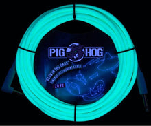 Charger l'image dans la galerie, Pig Hog 20FT Right Angle Instrument Cable – Shielded Durable Guitar/Instrument Lead
