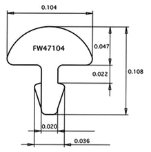 Charger l'image dans la galerie, Straight Fret Wire - 047x104 Nickel/Silver (2ft Piece)
