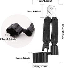 Charger l'image dans la galerie, Enrouleur de cordes de guitare / Ped, Cutter - 3 en 1 - Outil de recordage, coupe-cordes et extracteur de chevilles de chevalet
