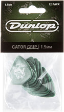 Charger l'image dans la galerie, Dunlop 417P1.5 Gator Grip Standard 1.5mm Green Guitar Picks-(6921210888386)
