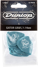 Charger l'image dans la galerie, Dunlop 417P114 1.14mm Gator Grip Picks, 12-Pack-(6921208594626)
