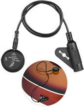 Load image into Gallery viewer, Pickup AD-30 Mini Piezo Pickup Contact Microphone Transducer with 1/7 Output Plug Tail Nail Clamp for Acoustic Classical Folk Guitar Violin Ukulele
