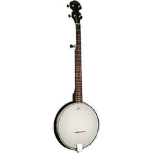 Charger l'image dans la galerie, Gold Tone AC-1 lightweight black 5-string composite openback banjo with gig bag
