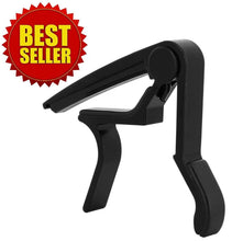 Charger l'image dans la galerie, Dunlop Style Quick Release Guitar Capo black alloy compact trigger for acoustic and electric guitars
