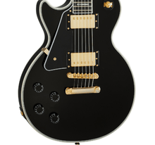 Load image into Gallery viewer, Epiphone Les Paul Custom, Left-Handed - Ebony-(7992416272639)
