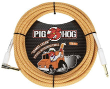 Charger l'image dans la galerie, Pig Hog 20FT Right Angle Instrument Cable – Shielded Durable Guitar/Instrument Lead
