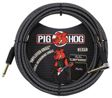 Charger l'image dans la galerie, Pig Hog 20FT Right Angle Instrument Cable – Shielded Durable Guitar/Instrument Lead
