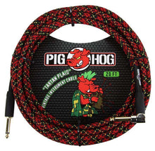 Charger l'image dans la galerie, Pig Hog 20FT Right Angle Instrument Cable – Shielded Durable Guitar/Instrument Lead
