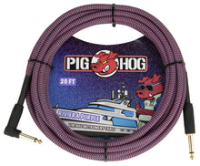 Charger l'image dans la galerie, Pig Hog 20FT Right Angle Instrument Cable – Shielded Durable Guitar/Instrument Lead
